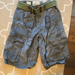 GAP Kids Cargo Shorts with Green Belt